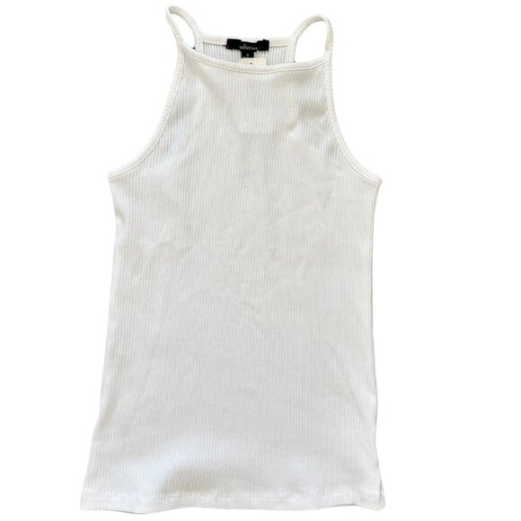 Ambiance Tops - Ambiance White Ribbed Tank Top small NWT